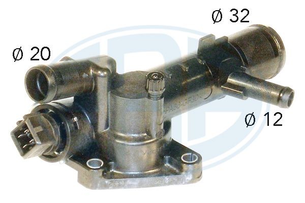 ERA 350093A Engine thermostat Opening Temperature: 89°C, with seal, with sensor, Plastic, with housing
