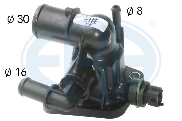 ERA 350144A Engine thermostat Opening Temperature: 88°C, with seal, with sensor, Plastic, with housing