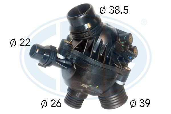ERA 350337A Engine thermostat Opening Temperature: 97°C, with sensor, Plastic, with housing