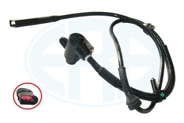 560026A ERA Wheel speed sensor FORD Front Axle Left, Front Axle Right, 2-pin connector, 870mm, 10mm