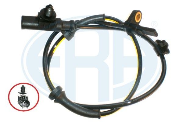 560123A ERA Wheel speed sensor CITROËN Front Axle Left, Front Axle Right, 2-pin connector, 800mm, 28mm