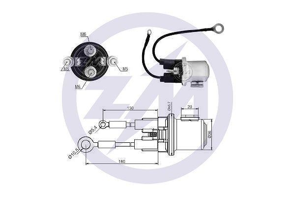 ERA ZM2408 Magnetschalter, Anlasser für RENAULT TRUCKS Midlum LKW in Original Qualität