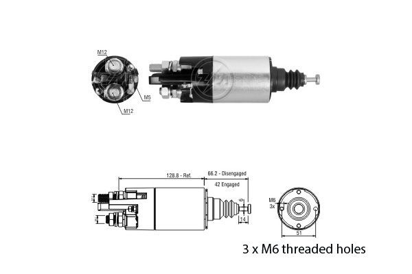 ERA ZM842 Magnetschalter, Anlasser für MERCEDES-BENZ ACTROS LKW in Original Qualität