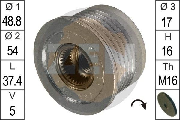 Great value for money - ERA Alternator Freewheel Clutch ZN5432