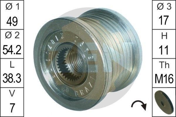 ERA ZN5492 Alternator Freewheel Clutch RENAULT experience and price
