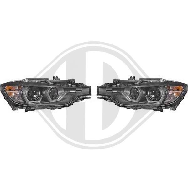 DIEDERICHS Headlight set 1217681 BMW 3 Series 2018