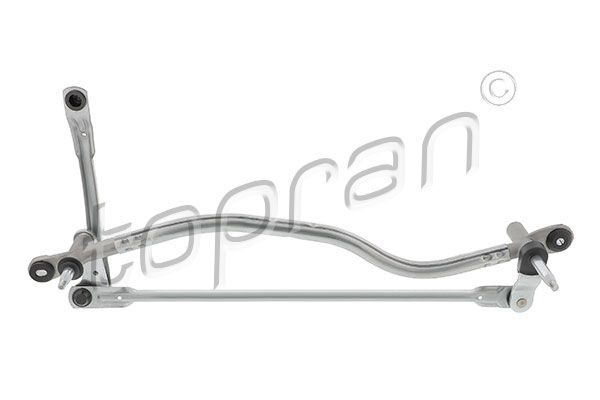 115 988 TOPRAN Windscreen wiper linkage RENAULT for left-hand drive vehicles, Vehicle Windscreen, without electric motor