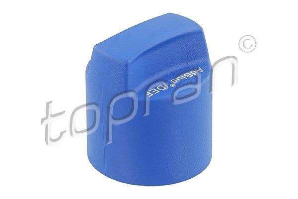 117 418 001 TOPRAN PA 66 GF 30, GRP (Glass fibre Reinforced Plastic), Polyamid 6.6, blue Sealing cap, fuel tank 117 418 buy