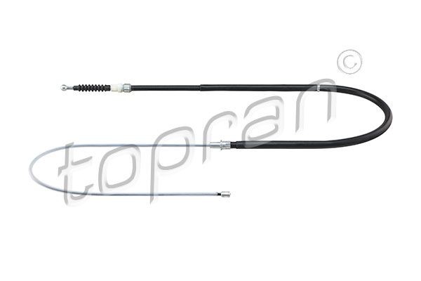 117 691 001 TOPRAN for vehicles with disc brakes on the rear axle Cable, parking brake 117 691 buy