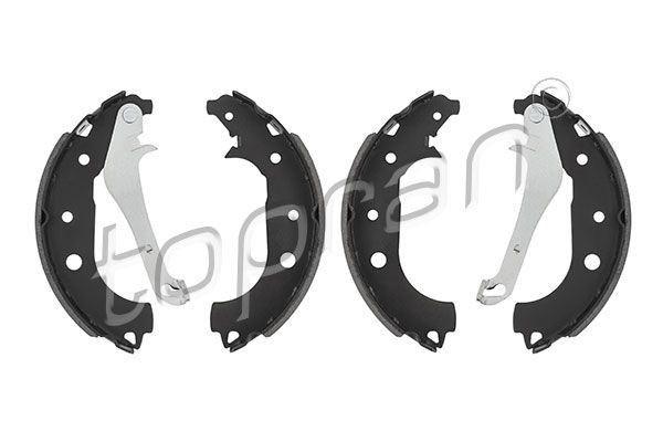 304 884 001 TOPRAN Rear Axle, 228 x 42 mm, with mounting manual, without fastening material, with E quality seal, with lever Width: 42mm Brake Shoes 304 884 buy