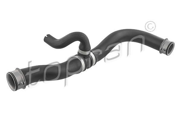 408 146 TOPRAN Coolant hose MERCEDES-BENZ Radiator, Lower Right, Rubber with fabric lining, with quick couplers