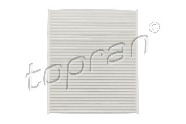 TOPRAN 600 828 Pollen filter Pollen Filter, Filter Insert, 215 mm x 187 mm x 26 mm, rectangular