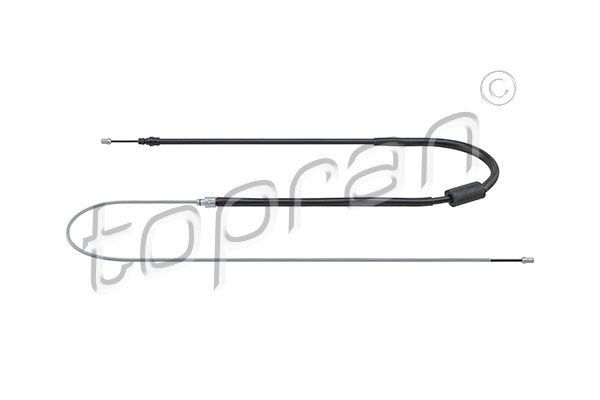 TOPRAN 700 925 Hand brake cable Left Rear, Right Rear, 2055mm