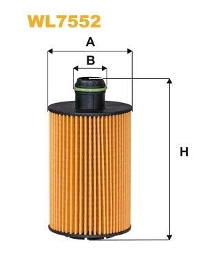 WIX FILTERS WL7552 Oil filter 68229 402AA