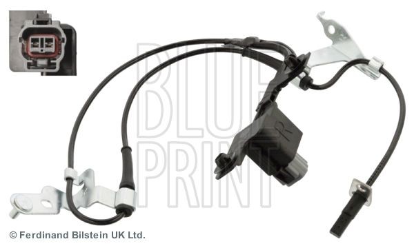 BLUE PRINT ADM57122 ABS sensor Front Axle Right, with retaining strap, 88mm