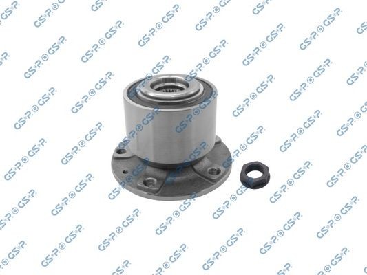 GSP 9328029K Wheel bearing kit Rear Axle Right, with integrated ABS sensor, 129 mm