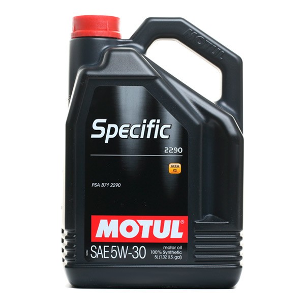 109325 Motor oil SPECIFIC 2290 5W-30 MOTUL 5W-30 review and test