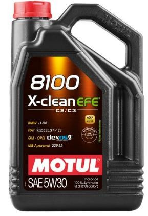 Buy Automobile oil MOTUL petrol 109471 8100, X-CLEAN EFE 5W-30, 5l