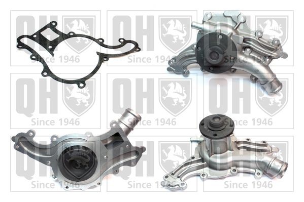 QUINTON HAZELL QCP2672 Water pump Metal, with gaskets/seals, Water Pump Pulley Ø: 74 mm