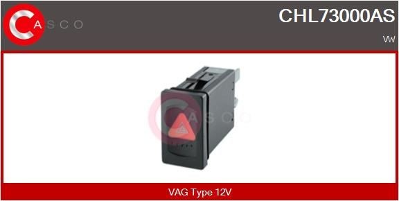 CASCO CHL73000AS Hazard Light Switch 3B0953235 01C