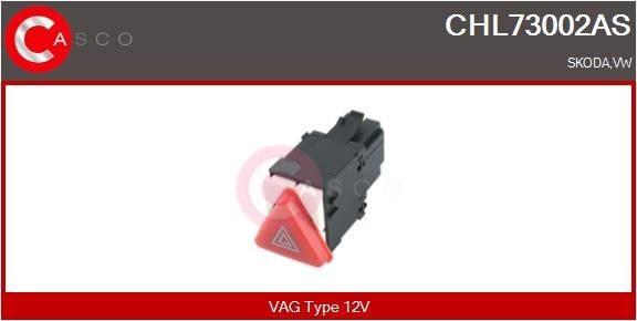 CASCO CHL73002AS Hazard Light Switch 6Y0 953 235