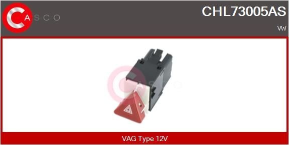 CASCO CHL73005AS Hazard Light Switch 12V