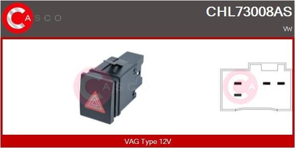 CASCO 12V Hazard Light Switch CHL73008AS buy
