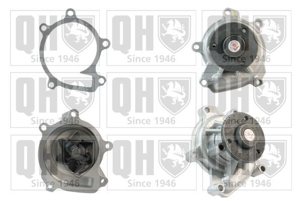 QCP3437 QUINTON HAZELL Water pumps TOYOTA with gaskets/seals, Water Pump Pulley Ø: 64 mm