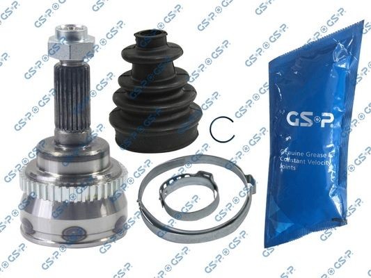 GCO44001 GSP 5-Speed Manual Transmission, automatically operated, Middle groove External Toothing wheel side: 23, Internal Toothing wheel side: 20, Number of Teeth, ABS ring: 43 CV joint 844001 buy