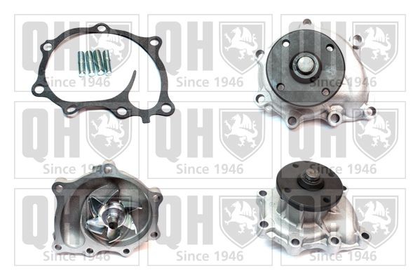 QCP3614 QUINTON HAZELL Water pumps HYUNDAI with gaskets/seals, Water Pump Pulley Ø: 80 mm