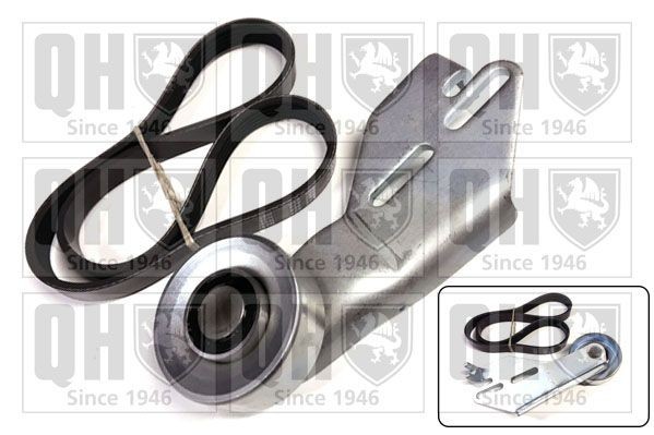QBR5775 QUINTON HAZELL Length: 775mm, Number of ribs: 5 Serpentine belt kit QDK9 buy