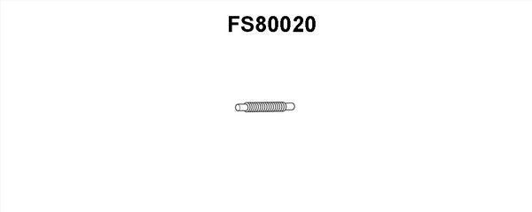 Faurecia FS80020 Corrugated Pipe, exhaust system