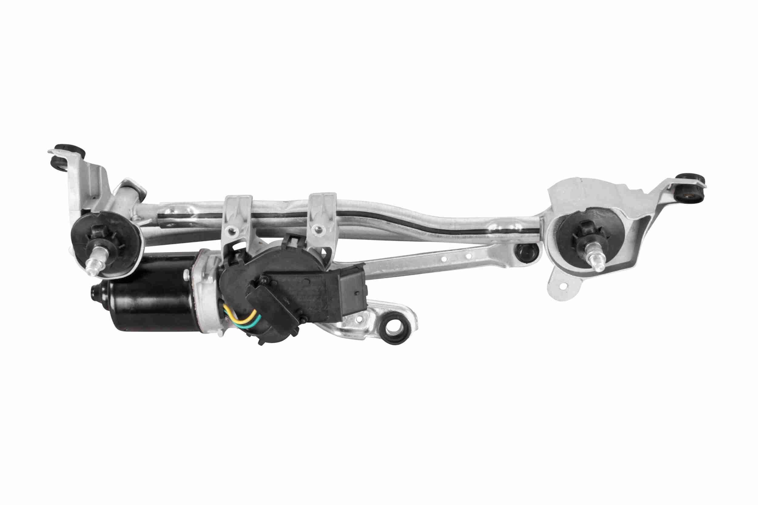 Wiper motor linkage ACKOJA for left-hand drive vehicles, Front, with electric motor - A38-0169