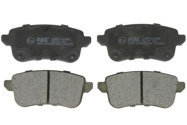 Original C2R016ABE ABE Set of brake pads NISSAN
