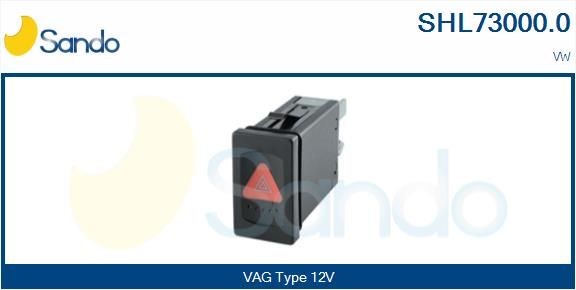 SANDO SHL73000.0 Hazard Light Switch 3B095323501C