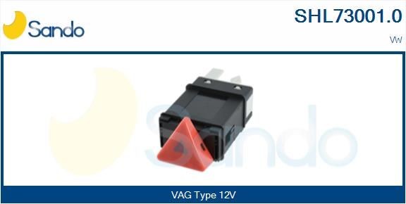 SANDO SHL73001.0 Hazard Light Switch 6N0 953 235 B 302