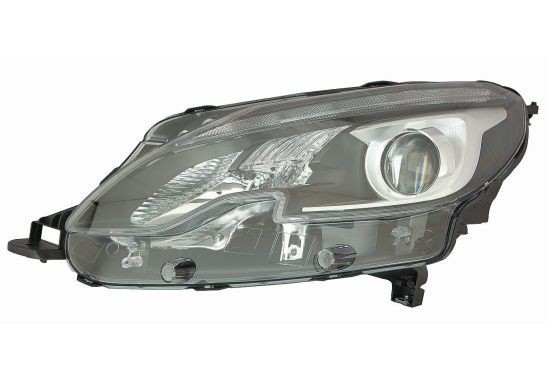 ABAKUS 550-1160RMLEMN2 Headlight Right, H7/H7, PWY24W, LED, with motor for headlamp levelling, PX26d