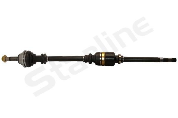 STARLINE Front Axle Right, 1072mm Length: 1072mm, External Toothing wheel side: 28, Number of Teeth, ABS ring: 54 Driveshaft 18.22.620 buy