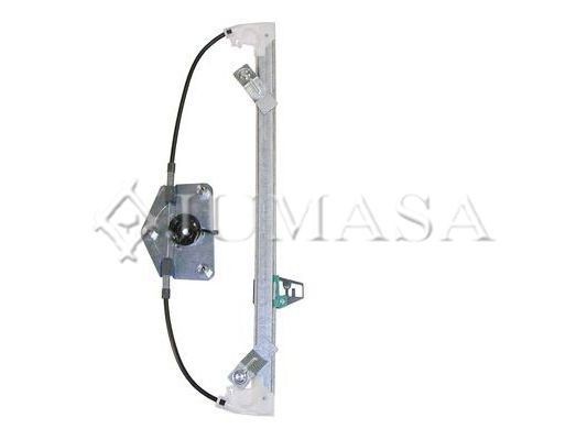 ZR AA704 R JUMASA Window mechanism ALFA ROMEO Right Front, Operating Mode: Electric, without electric motor, with comfort function