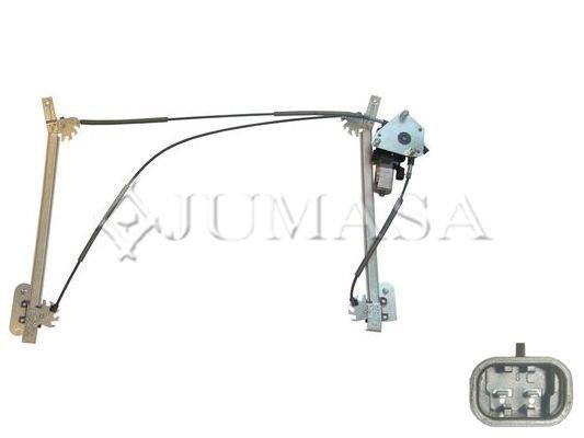 ZR BM33 L JUMASA Window mechanism MINI Left Front, Operating Mode: Electric, with electric motor, without comfort function