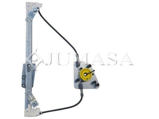 ZR HY710 R JUMASA Window mechanism HYUNDAI Right Rear, Operating Mode: Electric, without electric motor, without comfort function