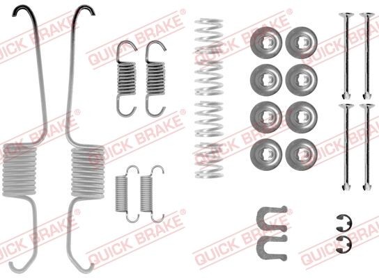 QUICK BRAKE 105-0003 TOYOTA Accessory kit, brake shoes in original quality
