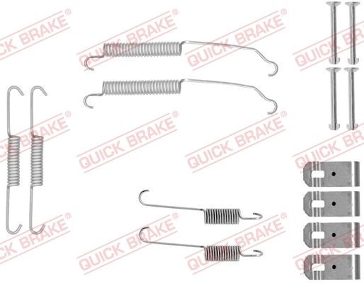 QUICK BRAKE 105-0015 Accessory Kit, brake shoes MAZDA experience and price