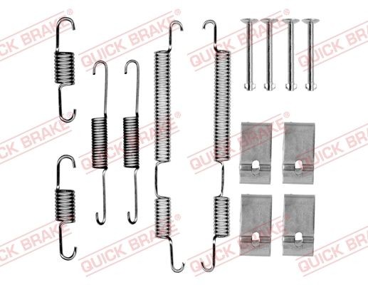 Great value for money - QUICK BRAKE Accessory Kit, brake shoes 105-0017
