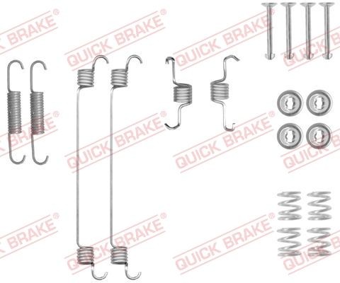 QUICK BRAKE 105-0018 Accessory kit, brake shoes RENAULT CLIO 2011 price