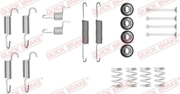 QUICK BRAKE 105-0025 CHEVROLET Accessory kit brake shoes
