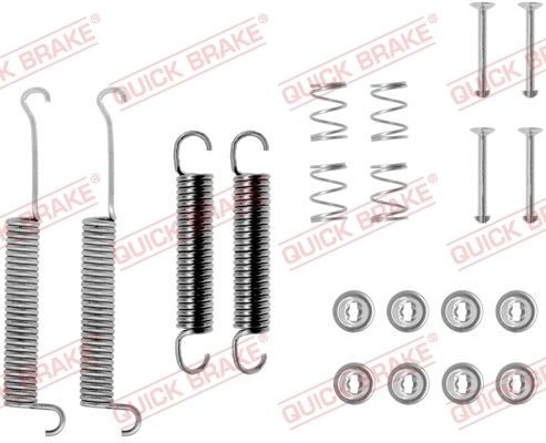 Great value for money - QUICK BRAKE Accessory Kit, brake shoes 105-0503