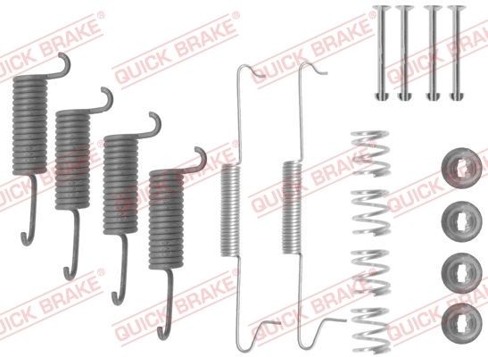 Great value for money - QUICK BRAKE Accessory Kit, brake shoes 105-0532