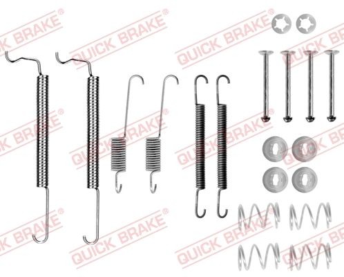 Great value for money - QUICK BRAKE Accessory Kit, brake shoes 105-0629