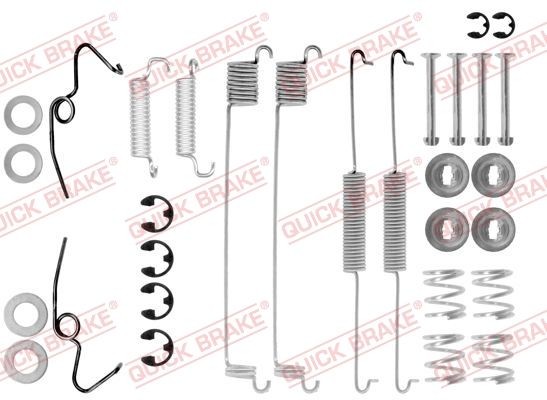 Ford TRANSIT Accessory kit brake shoes 14643504 QUICK BRAKE 105-0641 online buy